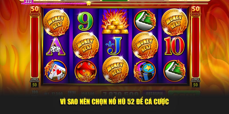 Vì sao nên chọn nổ hũ 52 để cá cược